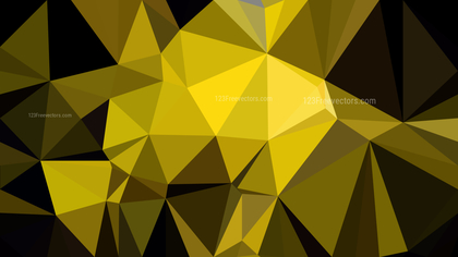 Cool Yellow Polygon Abstract Background