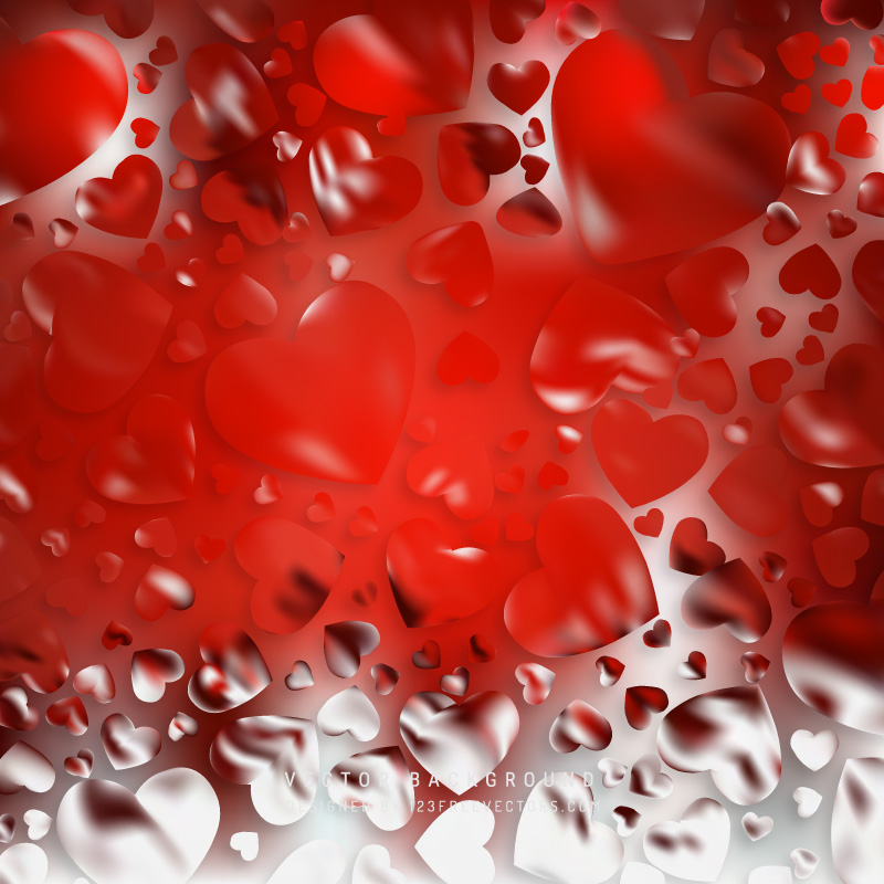 Red Heart Background