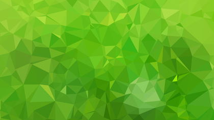 Abstract Green Polygon Background Vector