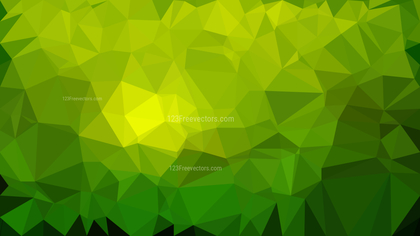Green Polygonal Background Design
