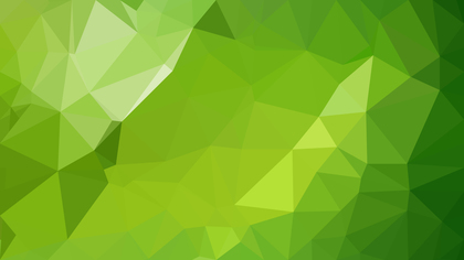 Green Polygon Background Design Vector