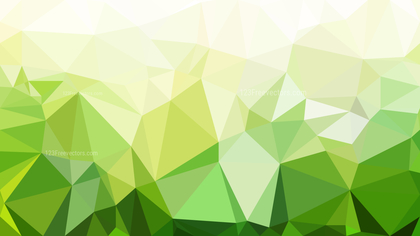 Green and White Polygon Triangle Background Vector Image