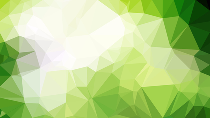 Abstract Green and White Polygon Background Template Graphic