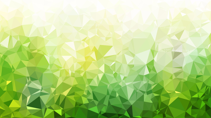 Green and White Low Poly Background Illustration