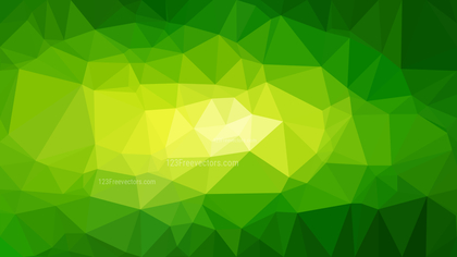 Abstract Green and Yellow Polygon Background Graphic Design