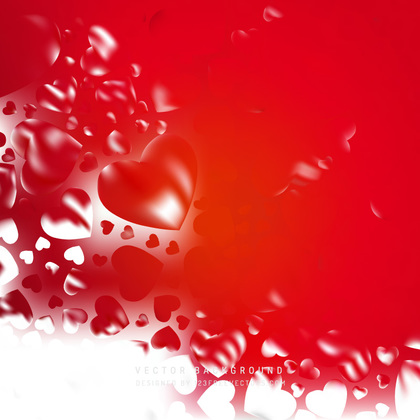 Valentines Day Red Heart Background