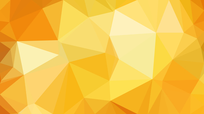 Orange Polygon Triangle Pattern Background