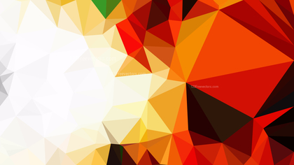 Abstract Orange Black and White Polygon Background Graphic