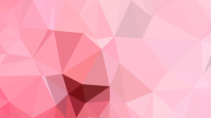 Pastel Pink Polygon Abstract Background