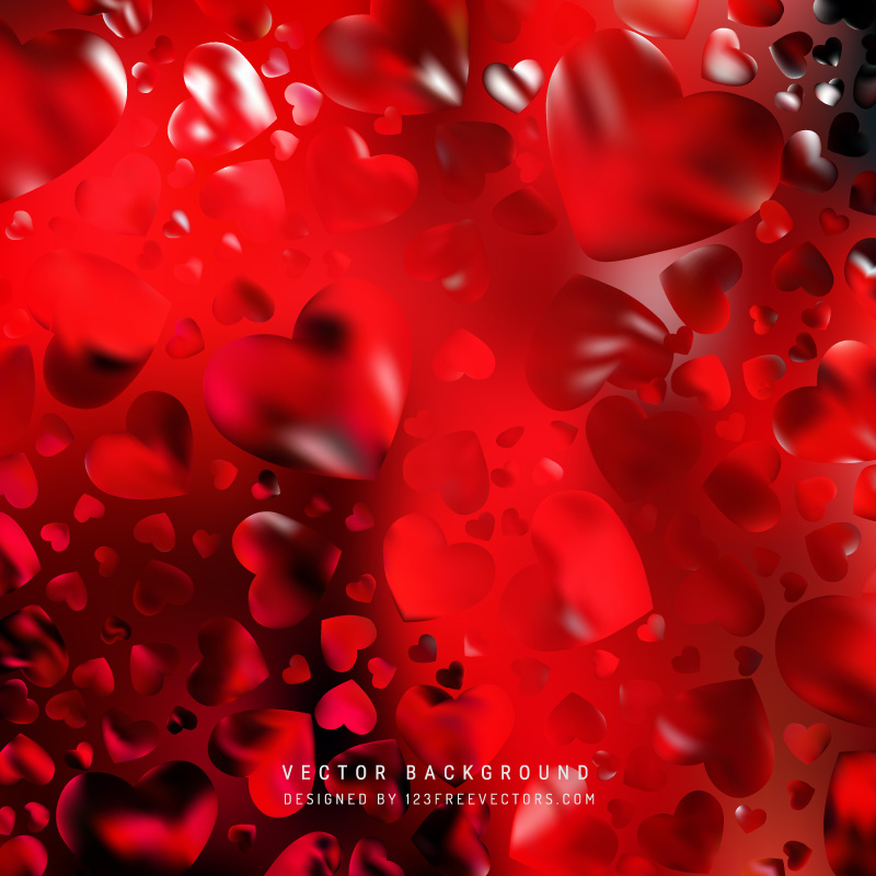 Red Heart Background