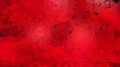 Abstract Red Polygonal Background Design Vector Image