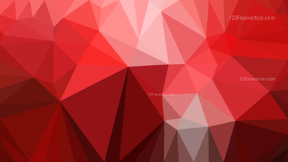 Red Polygon Pattern Abstract Background