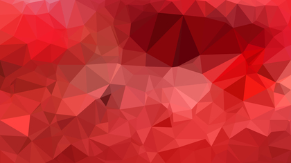 Red Polygon Triangle Pattern Background