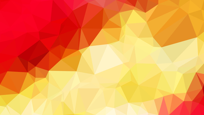 Red and Gold Polygon Triangle Background
