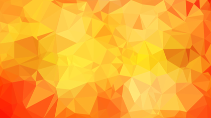 Red and Orange Polygonal Triangle Background Vector