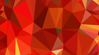 Red and Orange Polygonal Abstract Background Design Vector Art