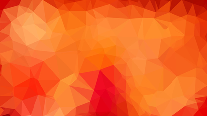 Abstract Red and Orange Polygonal Background Template