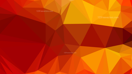 Red and Orange Polygon Triangle Background