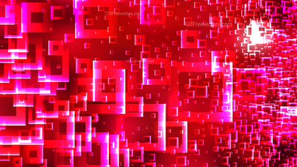 Modern Pink and Red Square Abstract Background