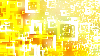 Abstract Yellow and White Modern Square Background Vector Image