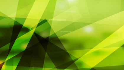 Black Green and Yellow Modern Geometric Shapes Background Vector Art