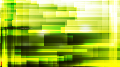 Abstract Black Green and Yellow Geometric Background Illustration