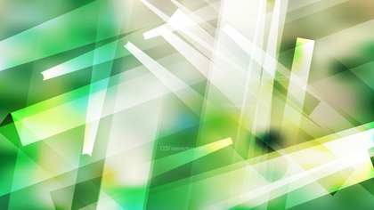 Green and White Modern Geometric Shapes Background