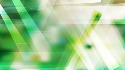 Abstract Green and White Geometric Shapes Background Illustration