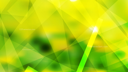 Green and Yellow Lines Stripes and Shapes Background