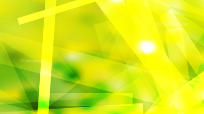 Abstract Green and Yellow Geometric Shapes Background Vector Art