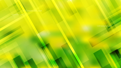 Abstract Green and Yellow Geometric Background Vector Illustration