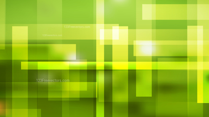 Abstract Green and Yellow Geometric Shapes Background