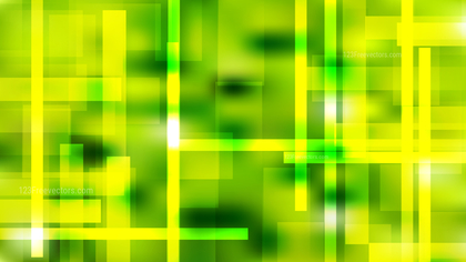 Abstract Green and Yellow Modern Geometric Shapes Background