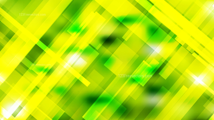 Geometric Abstract Green and Yellow Background
