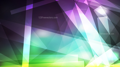 Purple and Green Modern Geometric Background Vector Illustration