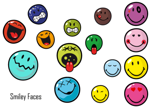 Free Ai Smiley Face Vector Pack