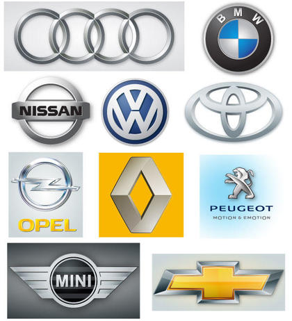 Free Automobile Logos Vector