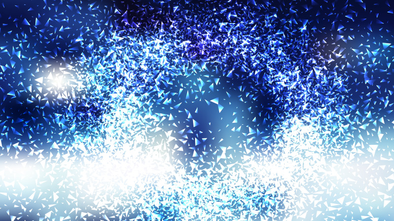 Blue and White Sparkle Glitter Background