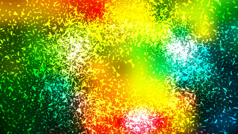 Red Yellow and Green Sparkles Background