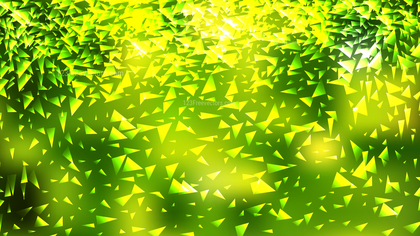 Green and Yellow Irregular Triangle Background