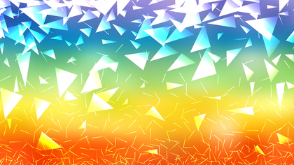 Red Yellow and Blue Triangle Background
