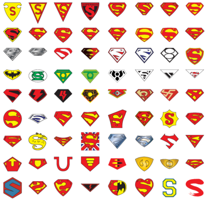 72 Years of Superman “S” Logo Vector