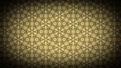 Black and Brown Vintage Floral Seamless Pattern Background Graphic