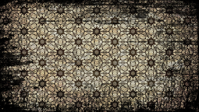 Vintage Grunge Seamless Ornamental Pattern Background
