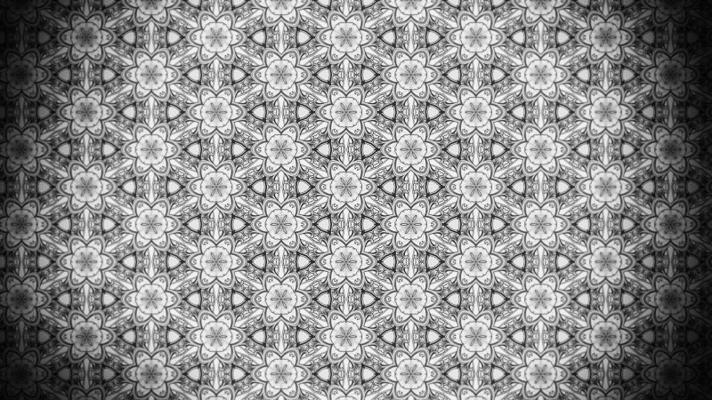 Black and Gray Seamless Ornament Background Pattern Design Template