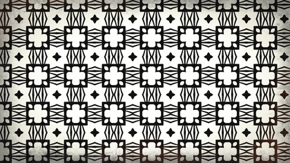 Black and White Decorative Seamless Pattern Background