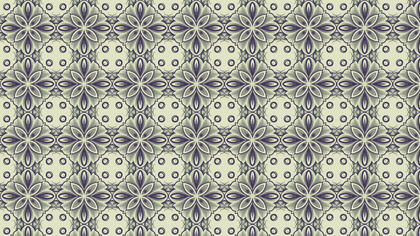 Blue and Green Vintage Seamless Floral Background Pattern