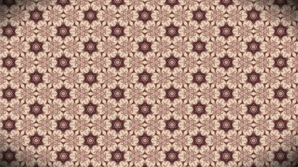 Brown Ornamental Vintage Background Pattern
