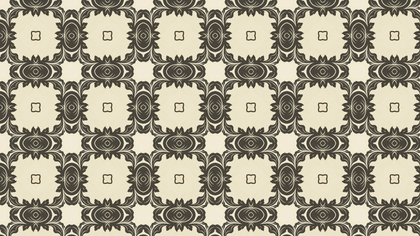 Brown Vintage Seamless Floral Wallpaper Pattern
