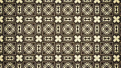 Brown Vintage Decorative Ornament Background Pattern